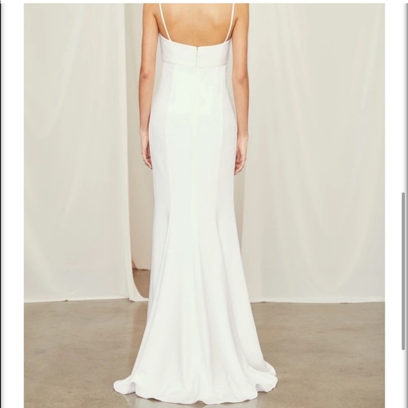 Amsale Bray Bridesmaid Dress - Color: Ice - Picture 7 of 7